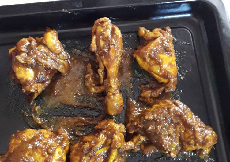 Resep Ayam bakar oven Anti Gagal