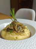🍄 Polenta crémeuse aux champignons