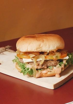 Foto resep Burger cheese