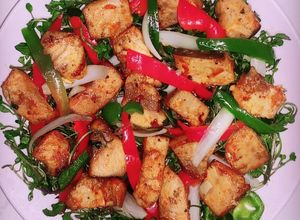 Hình của món Cá cờ kiếm lúc lắc.