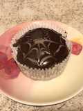 Muffin all'acqua con glassa a ragnatela al cioccolato🧁🕸🕷