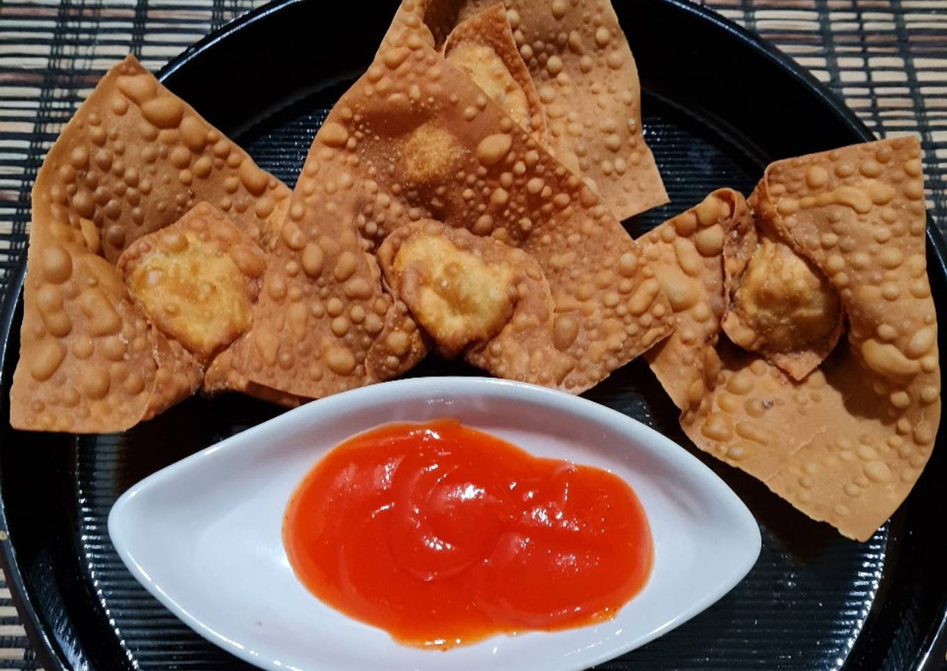 Pangsit Goreng 🐷 🦐 (Non Halal)