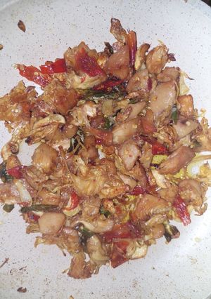 Foto resep Tumis Mandai / kulit cempedak