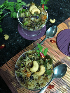 A picture of Idiyappam Upma.