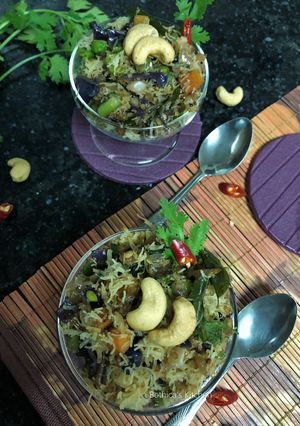 A picture of Idiyappam Upma.