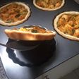Mini tartas con tapas de empanadas