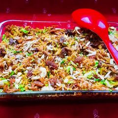 A picture of Coconut Jaggery Rice.