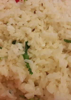 A picture of Jeera rice /Cumin rice.