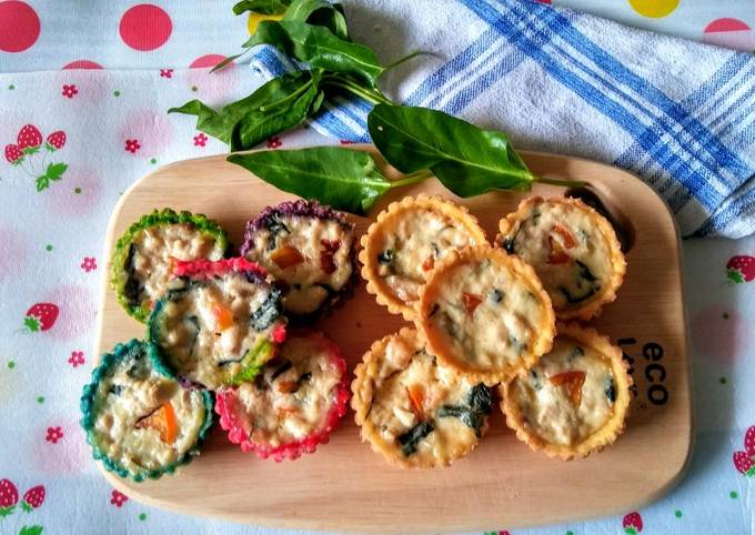 Cheese chicken mushroom quiche with HC