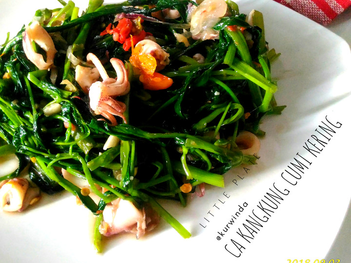 Resep Ca Kangkung Cumi Kering Anti Gagal