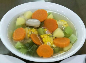 Hình của món Canh rau củ chay.