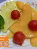 Macedonia de Frutas con Miel de #lacocinadegiri