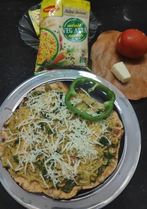A picture of Maggi Masala Chat.