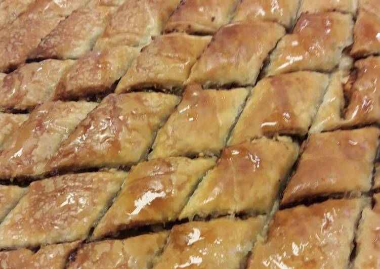 Step-by-Step Guide to Make Quick Baklavva - Greece sweet cake