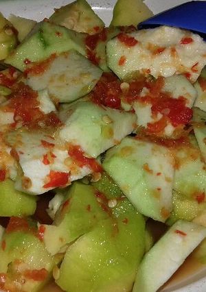 Foto resep Rujak seger (asli puedessss)