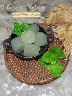 Foto resep Bola Air Kelapa (Isian Mochi Kelapa)