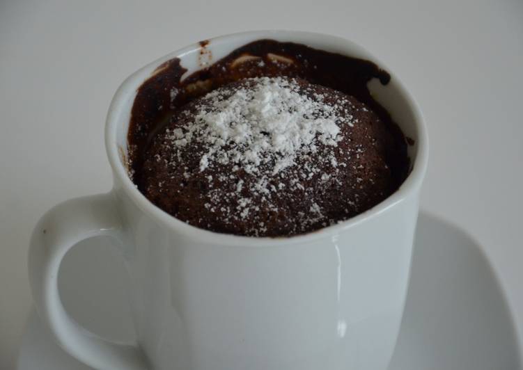 Cara Membuat Microwave Muffin in a Mug sarapan simple Anti Gagal