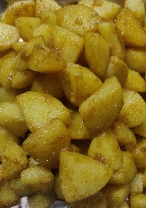 A picture of Aalu ki sabji.