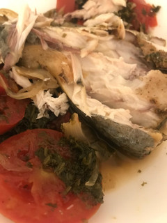 عکسی از دستور ماهی بخارپز