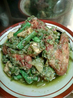 Foto resep Chicken wings lado mudo/cabe ijo with tahu&buncis