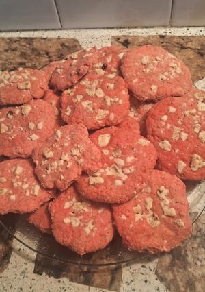 Una foto de Galletas red velvet