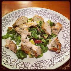Grilled chicken salad A picture of Grilled chicken salad.