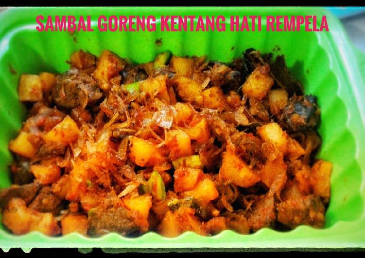 Sambal goreng kentang mix hati rempela