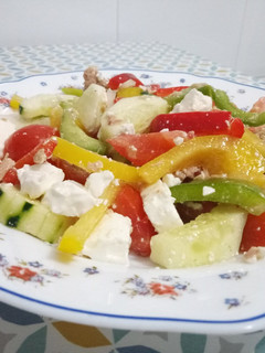 Una foto de Ensalada de colores