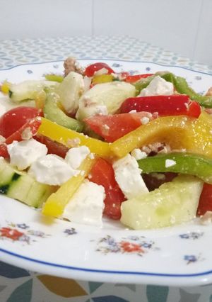 Una foto de Ensalada de colores