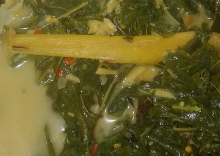 Sayur daun singkong santan