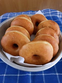 Foto resep Donat Empuk dan Lembut tanpa Kentang menggunakan mixer