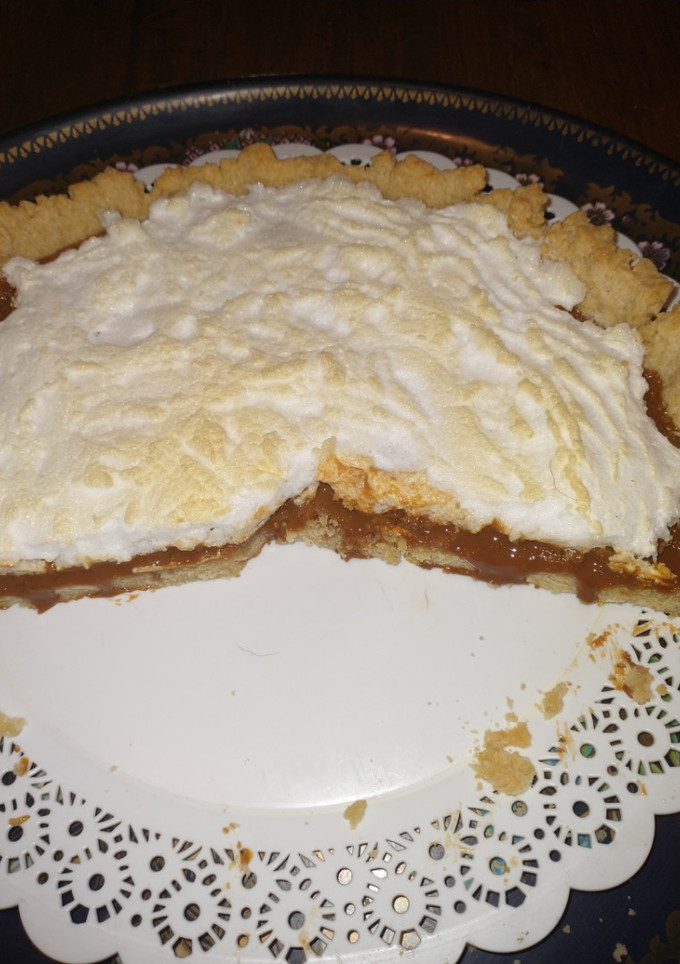 Una foto de Tarta de coco y dulce de leche