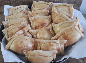 Una foto de Empanadas vegetarianas con carne de soja