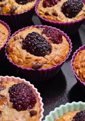 Zabmuffin (cukormentes, teljes kiőrlésű) recept fotója