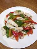 Squid with Red and Green Chillies