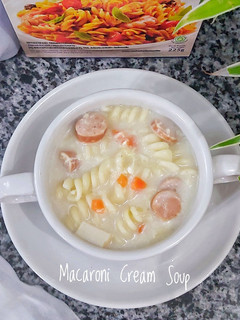 Foto resep Macaroni Cream Soup