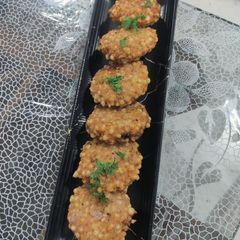 Sabudana vada A picture of Sabudana vada.