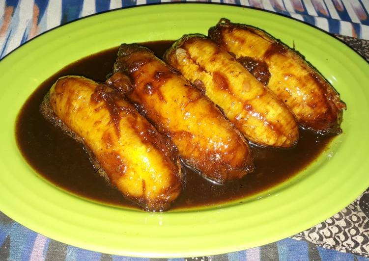 Resep Pisang Rebus Kuah Kayu Manis Siwalan oleh Tomang 