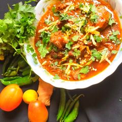 A picture of Chicken Karhai.