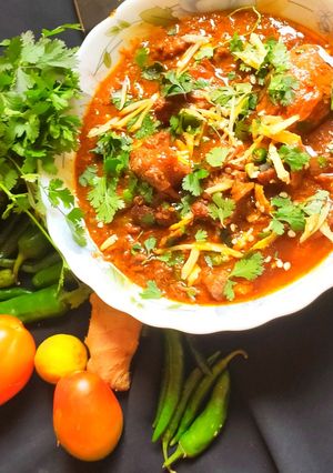 A picture of Chicken Karhai.