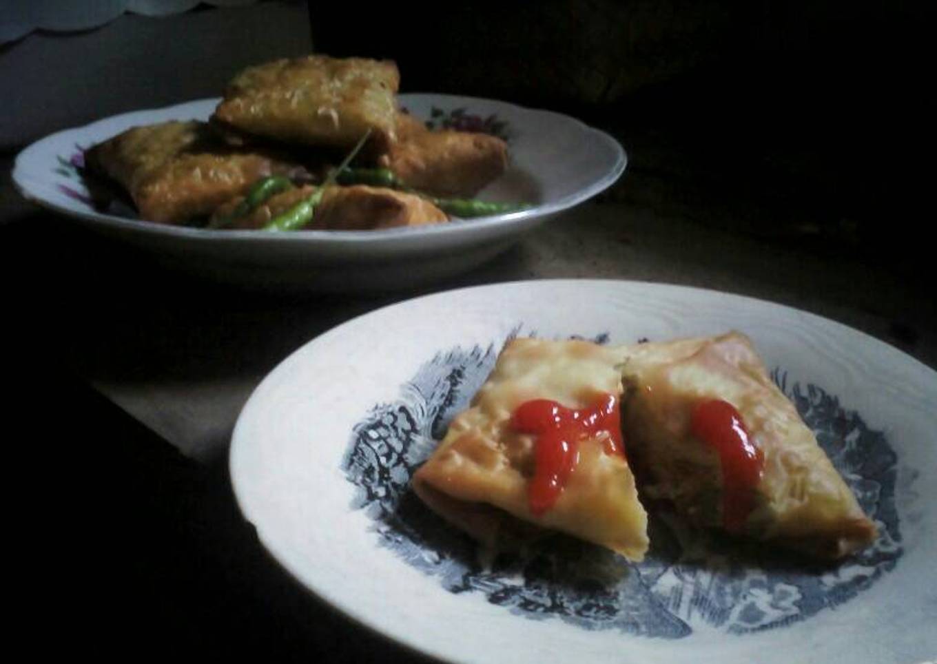 Martabak telur campur