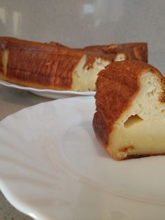 Una foto de Bizcoflan de vainilla