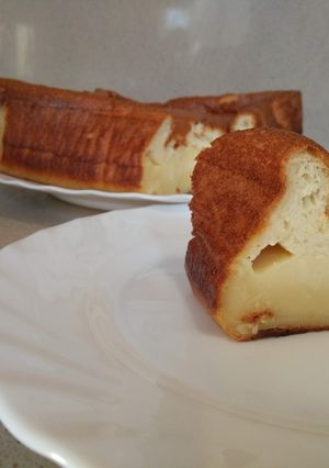 Una foto de Bizcoflan de vainilla