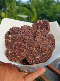 Foto resep 5.Oat chocolate cookies🍪💕 (Teflon + Takaran sendok + No mixer)