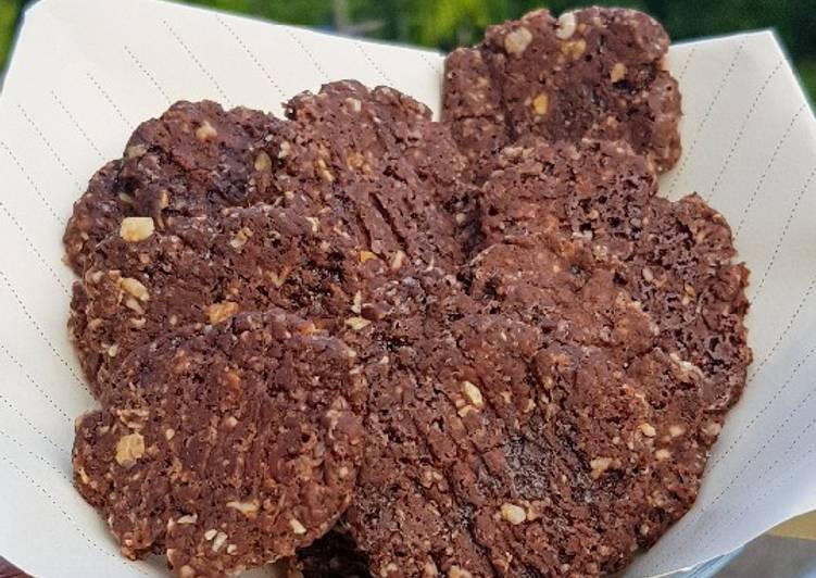 Resep 5oat Chocolate Cookies Teflon Takaran Sendok No Mixer Yang Enak