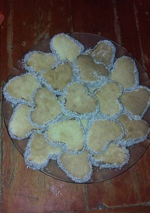 Una foto de Corazones de coco