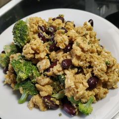 Hearty Healthy and Easy Scrabbled Eggs A picture of Hearty Healthy and Easy Scrabbled Eggs.