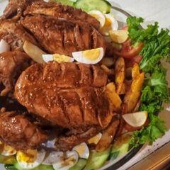 A picture of Roasted chicken.