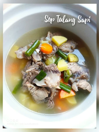 Cara Mudah Membikin Resep Sop Tulang Sapi 🐄 yang Lezat Anti Ribet, Lezat Sekali