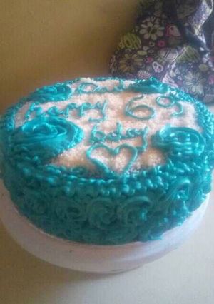 A picture of Vannila cake.